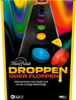 Hasbro Spiel Trivial Pursuit, Droppen oder Floppen, Quizspiel