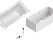 OTTOFOND Badewanne Set Duobadewanne, (3-tlg), 1900/800 mm, Duobadewanne