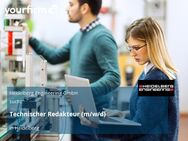 Technischer Redakteur (m/w/d) - Heidelberg