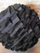 Kugelskulptur aus Holz in 70180
