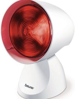 BEURER Infrarotlampe IL 21 für wohltuende Wärme bei Erkältungen und Muskelverspannungen, 150 Watt, Medizinprodukt, verstellbarer Schirm mit 5 Neigungsstufen