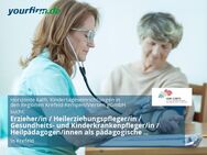 Erzieher/in / Heilerziehungspfleger/in / Gesundheits- und Kinderkrankenpfleger/in / Heilpädagogen/innen als pädagogische Fachkraft (m/w/d) - Krefeld