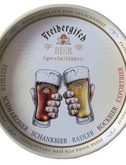 Freiberger Brauerei - Tablett aus Blech - 35 cm - Doberschütz