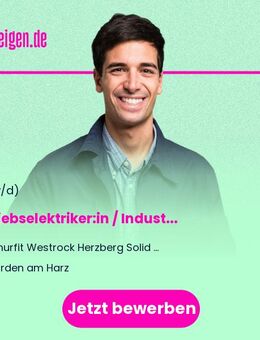 Betriebselektriker:in / Industrielektroniker:in / Mechatroniker:in in Schichtdienst (m/w/d) - Hörden