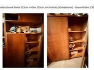 Kleiderschrank-Holz mit Aufsatz zu verkaufen - Berlin Lichtenberg