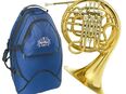 Meister Hans Hoyer 6801 G - L Heritage Bb / F Doppelhorn, Goldmessing, Neuware in 31558