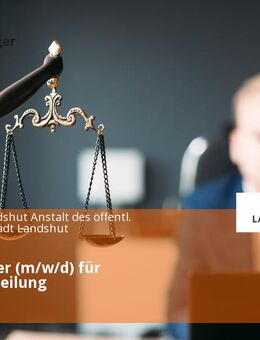 Mitarbeiter (m/w/d) für Rechtsabteilung - Landshut