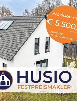 Modernes energieeffizientes Einfamilienhaus mit Fußbodenheizung und automatischer Lüftungsanlage - Kuddewörde