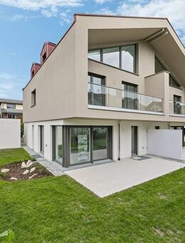 Bezugsfertig! Design Neubau Chalet-Haushälfte mit Doppelgarage und Loisachblick - Wolfratshausen