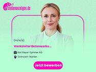 Werksleiter Betonwerke (m/w/d) - Grenzach-Wyhlen