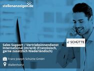 Sales Support / Vertriebsinnendienst International (m/w/d) (Französisch, gerne zusätzlich Niederländisch) - Wallenhorst