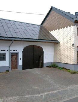 Freistehendes Wohnhaus mit ehemaliger Scheune, Werkstatt, überdachter Terrasse und Garten in Duppach - Duppach
