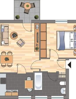 Gemütliche Erdgeschosswohnung in Bergkamen - Bergkamen
