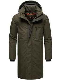 Stone Harbour Regenmantel Xandroo XX Langer Herren Wintermantel mit Kapuze