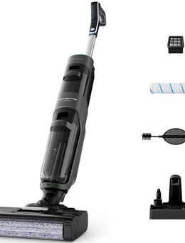 Rowenta Nass-Trocken-Sauger X-Clean 4, kabellos, 2-in-1 Staubsauger für alle Hartböden, 200 W, beutellos, kabellos, Selbstreinigungsfunktion, Schmutzerkennung, GZ5037