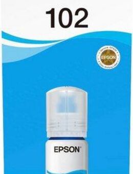 Epson 102 EcoTank Nachfülltinte (für EPSON, x, original Druckerpatrone 102 cyan)