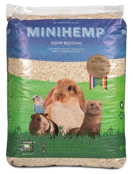 Minihemp Hemp Bedding - Sparpaket: 4 x 3 kg