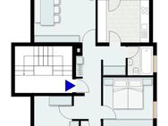 Schöne helle 4-Zimmer-Wohnung mit Balkon - Ulm