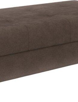 Home affaire Polsterhocker CHARRE XXL, Steppung im Sitzbereich, Maße: B/T/H: 118/73/40 cm, passend zur Serie CHARRE, auch in Cord und Bouclé