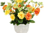 Kunstblume Rosen im Pokal, I.GE.A., Höhe 35 cm