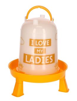 Kerbl Pet Kunststoff-Tränke "Ladies" für Hühner - 3 l / Ø 23 x H 28 cm