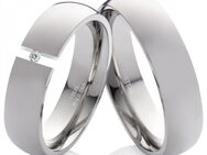 Fulminante Edelstahlringe LUC16 Diamant - Gravur - Aholming