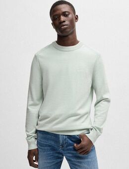 BOSS ORANGE Strickpullover Asac mit Logostickerei auf der Brust