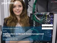 Werkstudent im Bereich Datenmanagement (m/w/d) - Biberach (Riß)