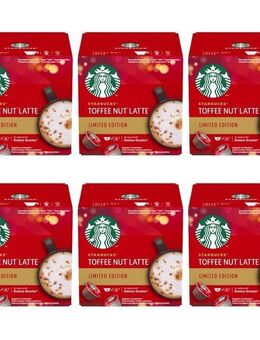 Starbucks Toffee Nut Latte Limited Edition für Nescafe Dolce Gusto Kapseln im 6er Pack je 12 Kapseln - Wuppertal