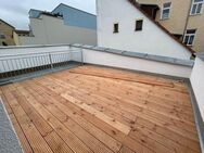 Erstbezug nach Sanierung - Attraktive 3- Zimmer Maisonettewhg. mit Dachterrasse zu vermieten! - Merseburg