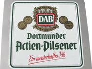 DAB Dortmunder Actien Brauerei - Pilsener - Zapfhahnschild - 10 x 10 cm - Motiv 2 - aus Kunststoff - Doberschütz