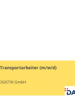 Lager- und Transportarbeiter (m/w/d) - Bautzen
