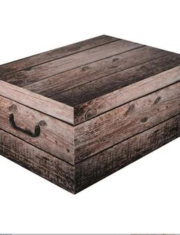 Aufbewahrungsbox Aufbewahrungskiste | Karton | Holzoptik | mit Deckel - Stolberg (Rheinland, Kupferstadt)