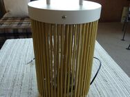 Design-Leuchte Ritta Modern LED Stehlampe, Zylinder, Metall+Rattan für außen 150 € + Versand - Schwabach