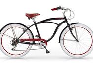 MBM Cruiser Honolulu Man, Mod. 125, 6 Gang Shimano Tourney Schaltwerk, Kettenschaltung, für Herren, Kettenschaltung