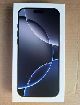 Apple Iphone 16 Pro Max 256GB Black Titanium Neu/Versiegelt - Wetzlar
