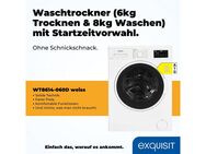 exquisit Waschtrockner WT8614-060D, 8 kg, 6 kg, 1400 U/min, schonende Waschtrommel