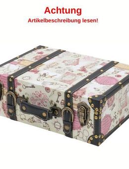 HMF Schatztruhe Vintage Koffer aus Holz Barock 44cm #1924 - Birkenfeld (Baden-Württemberg)