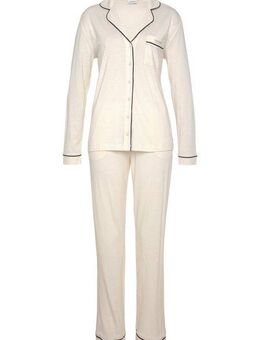 LASCANA Pyjama (2 tlg) mit Kontrastpaspeln