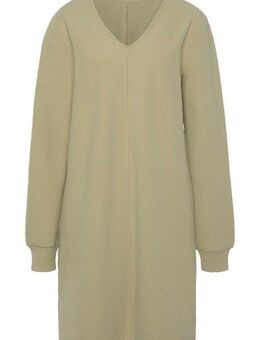 s.Oliver Sweatkleid Langarmkleid aus Ripp-Qualität mit Teilungsnaht, Loungewear