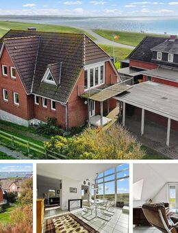 Direkt an der Nordsee: Modernes EFH. mit Meerblick & Teilungspotenzial in Bestlage von Dagebüll. - Dagebüll