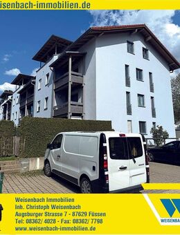 Top gepflegte Eigentumswohnung in bevorzugter Wohnlage trifft herrlichen Bergblick. - Füssen