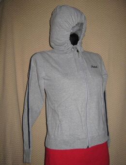EU * Sportiv * Kapuzen * Sweat * Jacke * Hoodie * Cardigan "Reebok" Gr. 36- 38/ S * hell- grau * Melange * - Riedlingen