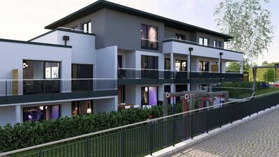 Großzügige Neubau 2 - Zimmer Wohnung mit großer Dachterrasse ! Keine Käuferprovision !