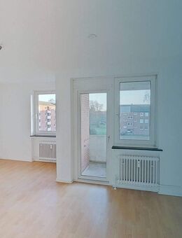 Wohnen am Meer: Helle 3-Zimmer-Wohnung mit BALKON und BADEWANNE - Emden