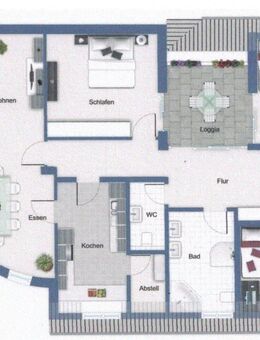 4,5 ZW mit Loggia in Rimpar zu vekaufen - Rimpar
