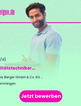 Qualitätstechniker (m/w/d) - Memmingen