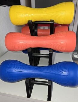 ZERRO Kurzhantel 2er Set mit Hantelständer 1 kg, 1,5 kg, 2 kg NEU - Fußgönheim