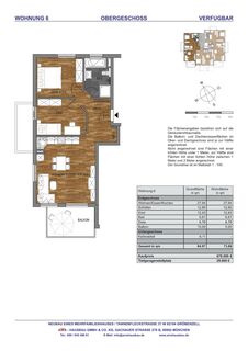 NEUBAU +++ 3 - Zi.- Obergeschosswohnung mit Balkon