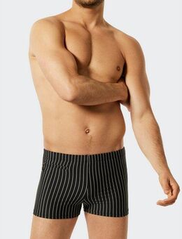 Schiesser Badeshorts Nautical Casual Innenslip, kleine Tasche mit RV, gestreift